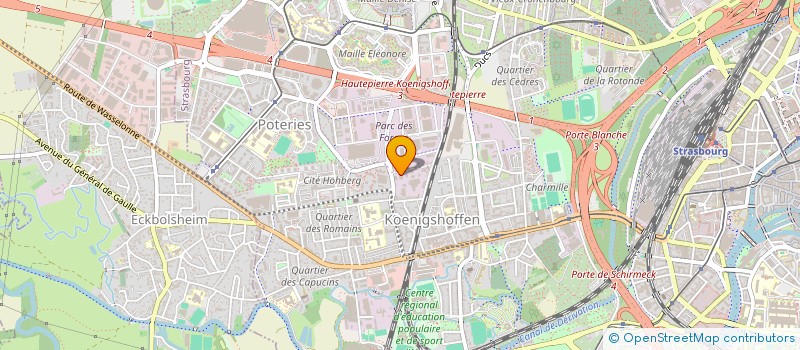 localisation de l'entreprise STRELEC à STRASBOURG