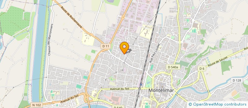 localisation de l'entreprise STRELIZZIA à MONTELIMAR