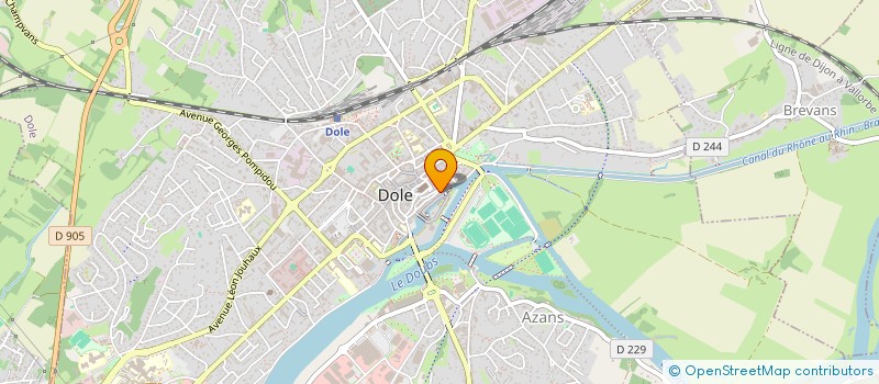 localisation de l'entreprise STRELLASTUDIO à DOLE
