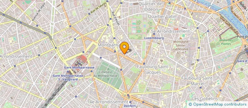 localisation de l'entreprise STREM à PARIS