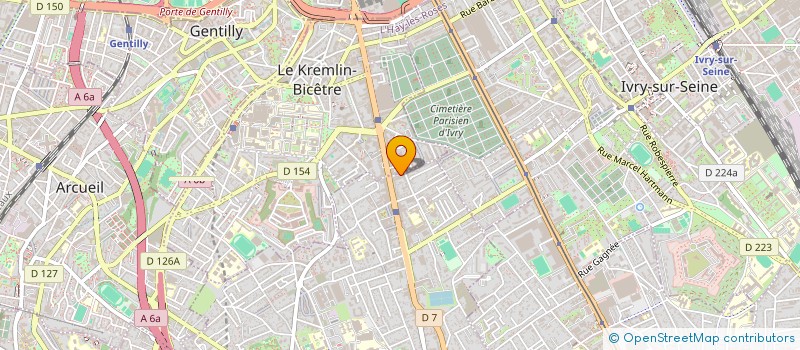 localisation de l'entreprise STRETCH ME  VILLEJUIF