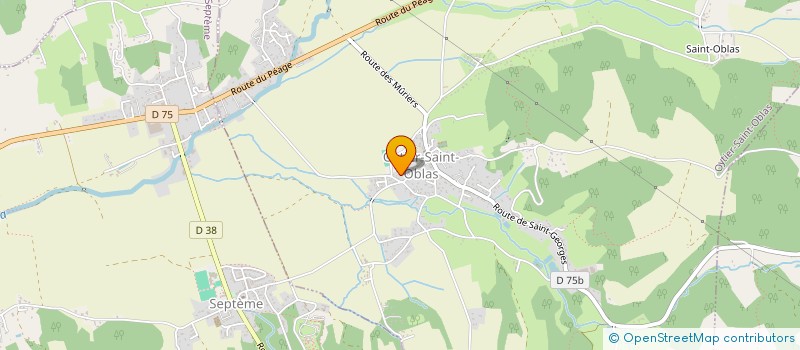 localisation de l'entreprise STRETCH PLAFONDS TENDUS  OYTIER-SAINT-OBLAS