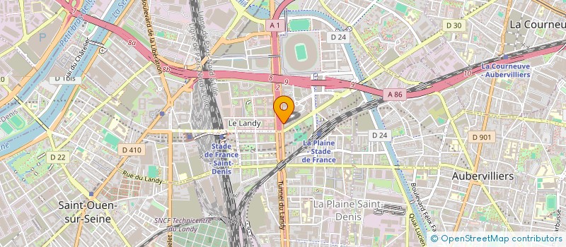 localisation de l'entreprise STRETTO  SAINT-DENIS