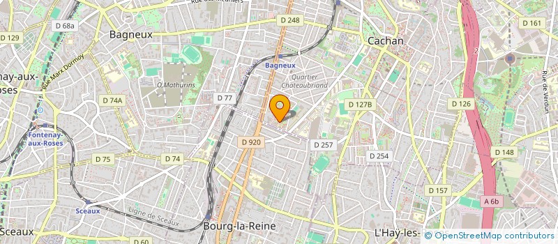 localisation de l'entreprise STRG RENOV à CACHAN