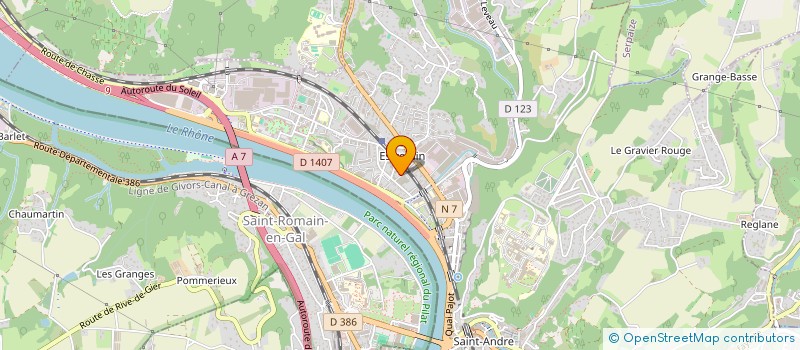 localisation de l'entreprise STRHE  VIENNE