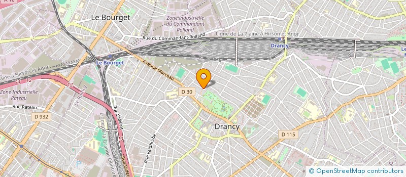localisation de l'entreprise STRIAN  DRANCY