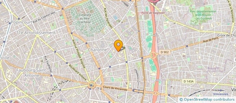 localisation de l'entreprise STRIBE  PARIS