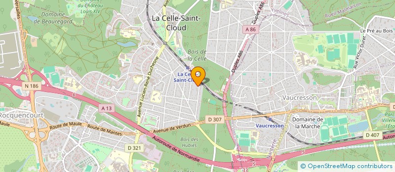 localisation de l'entreprise STRIDE'ACT à LA CELLE-SAINT-CLOUD