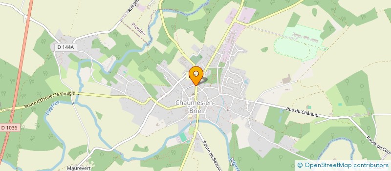 localisation de l'entreprise STRIEVY THOREL  CHAUMES-EN-BRIE