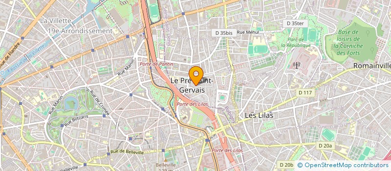 localisation de l'entreprise STRIKE à LE PRE-SAINT-GERVAIS