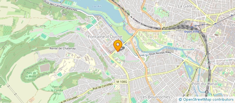 localisation de l'entreprise STRIKE BACK  DIJON