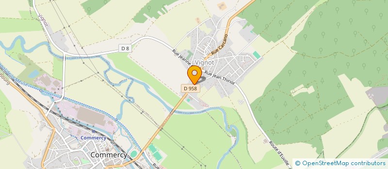 localisation de l'entreprise STRIKE BAR à VIGNOT