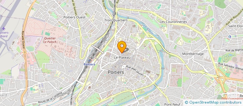 localisation de l'entreprise STRIKE.COM  POITIERS