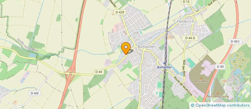 localisation de l'entreprise STRIKER AGENCY  BOLLWILLER