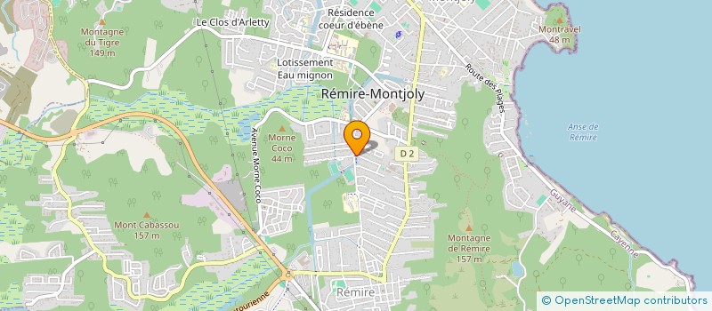 localisation de l'entreprise STRIKY DESIGN  REMIRE-MONTJOLY