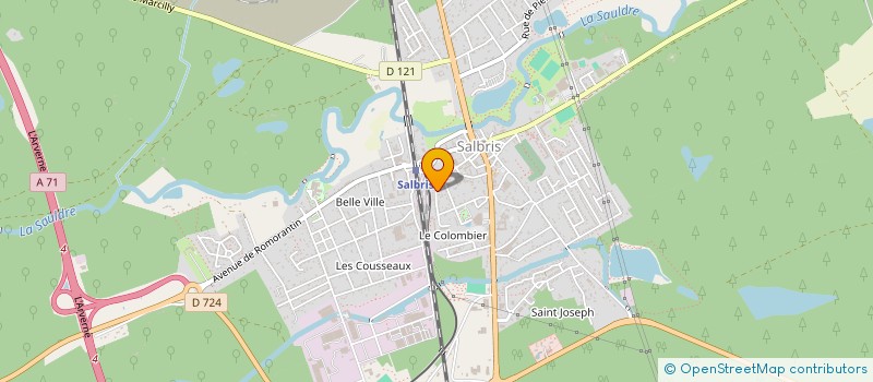 localisation de l'entreprise STRIL  SALBRIS