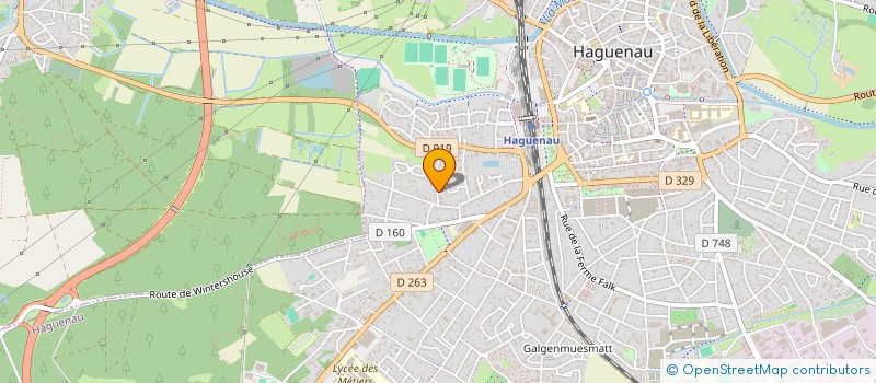 localisation de l'entreprise STRIM PROMOTION à HAGUENAU
