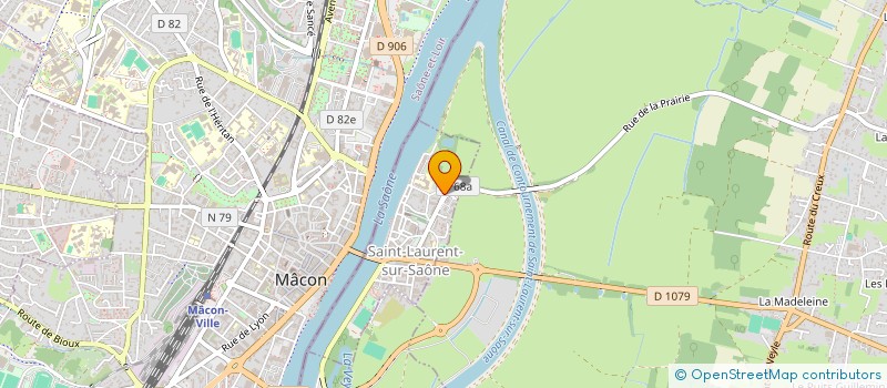 localisation de l'entreprise STRIMANI CONSEIL  SAINT-LAURENT-SUR-SAONE