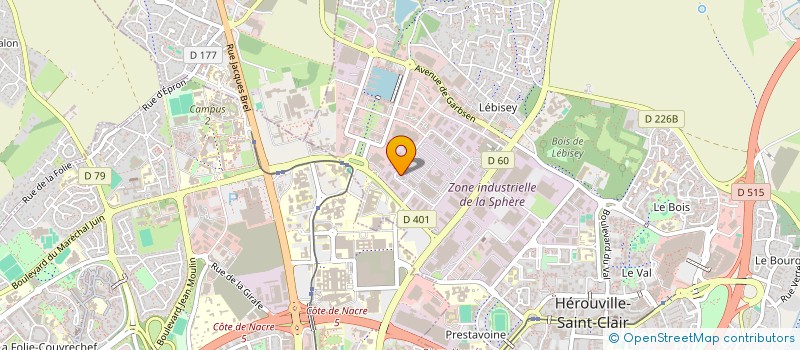 localisation de l'entreprise STRIMMO à HEROUVILLE-SAINT-CLAIR