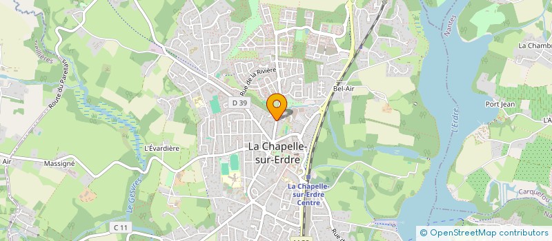 localisation de l'entreprise STRIOR à LA CHAPELLE-SUR-ERDRE