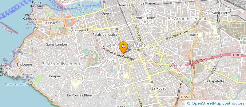 localisation de l'entreprise STRIP à MARSEILLE
