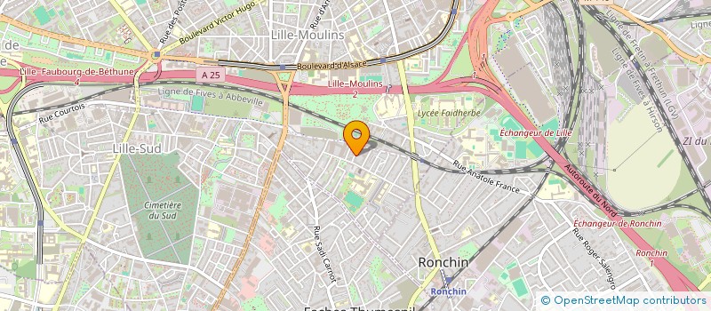 localisation de l'entreprise STRIX INVEST à LILLE