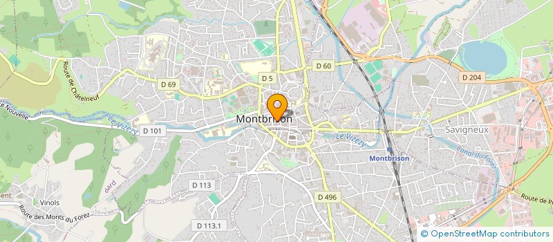 localisation de l'entreprise STRJ  MONTBRISON