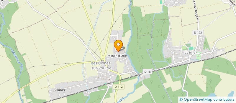 localisation de l'entreprise STRL à LES ORMES-SUR-VOULZIE