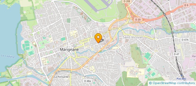 localisation de l'entreprise STRM à MARIGNANE