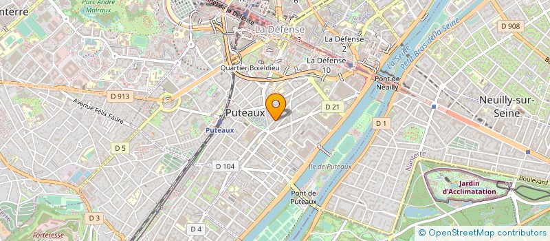 localisation de l'entreprise STROCK ET ASSOCIES à PUTEAUX