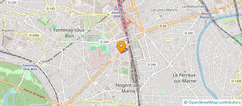 localisation de l'entreprise STROHL CHARLES-HENRI ET LOPEZ AURELIA  NOGENT-SUR-MARNE