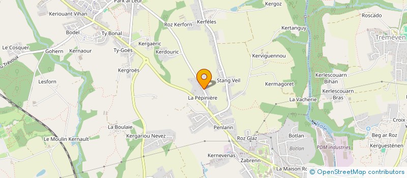 localisation de l'entreprise STROLLAD AR RE PEMP  MELLAC