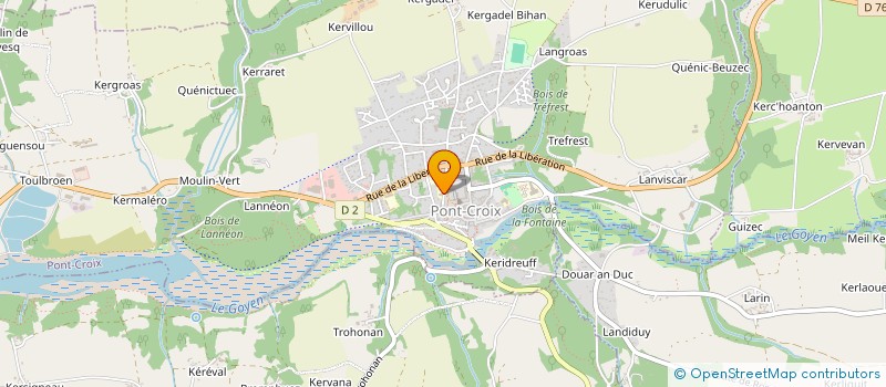 localisation de l'entreprise STROLLAD LA OBRA  PONT-CROIX