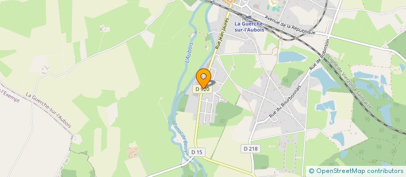 localisation de l'entreprise STROMAG FRANCE SAS à LA GUERCHE-SUR-L'AUBOIS
