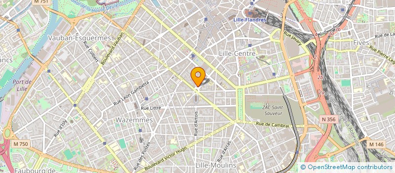 localisation de l'entreprise STROMBOLI à LILLE