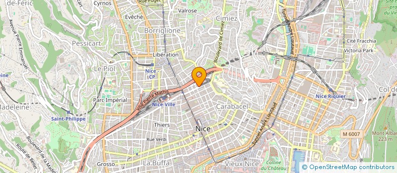 localisation de l'entreprise STROMFY à NICE
