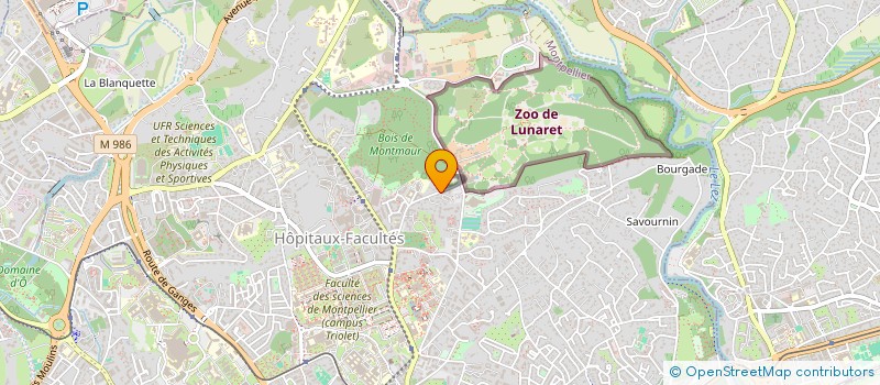 localisation de l'entreprise STRONG BRIGHT à MONTPELLIER