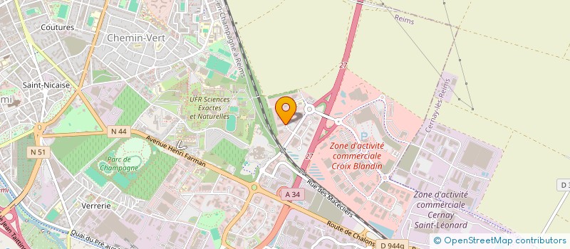 localisation de l'entreprise STRONG FIGHT GYM  REIMS