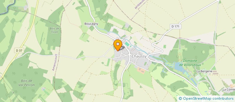 localisation de l'entreprise STRONG INVESTISSEMENT à CHAUSSY