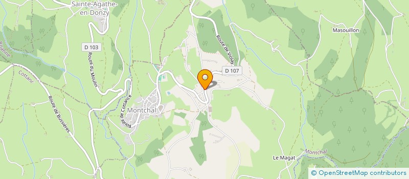 localisation de l'entreprise STRONG PROD  MONTCHAL