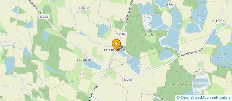 localisation de l'entreprise STRONGIMMO  SAINT-TRIVIER-SUR-MOIGNANS