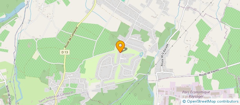 localisation de l'entreprise STRONTIUM  SAINT-SULPICE-ET-CAMEYRAC