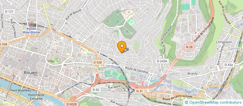 localisation de l'entreprise STROZZI  ROUEN