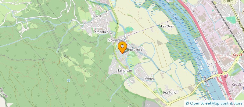 localisation de l'entreprise STRS à NOYAREY