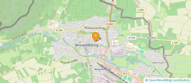 localisation de l'entreprise STRUB MARKETING à WISSEMBOURG