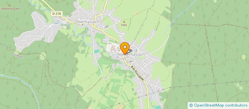 localisation de l'entreprise STRUBEL EXPLOITATION  NIEDERHASLACH