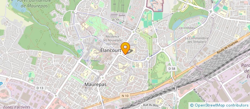 localisation de l'entreprise STRUCT BTP à ELANCOURT