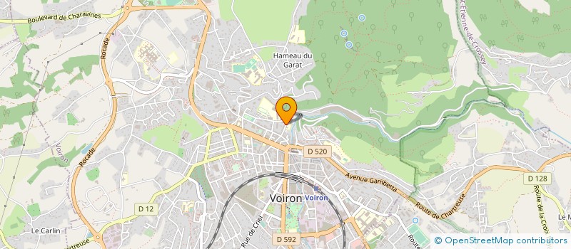 localisation de l'entreprise STRUCT METAL COUVERTURE BARDAGE OLIVEIRA  VOIRON