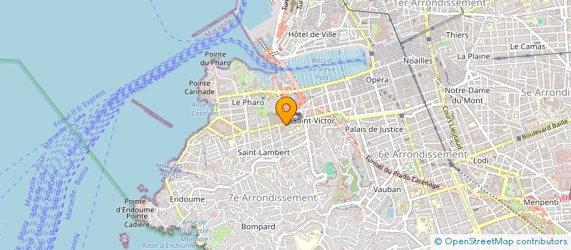 localisation de l'entreprise STRUCTERA BATIMENTS  MARSEILLE