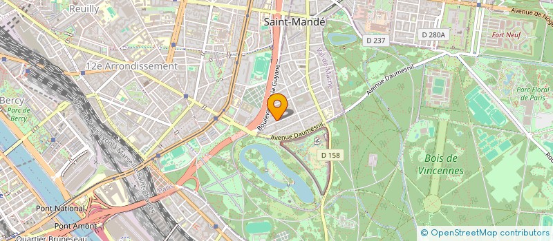localisation de l'entreprise STRUCTIMO à SAINT-MANDE